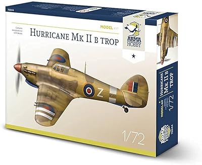 Arma hobby 1/72 hurricane mk ii b kit de construction de maquettes