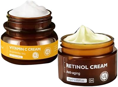 Crème au rétinol + crème pour le visage à la vitamine c, hydratant