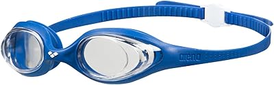 Lunettes de natation arena unisexes spyder pour adulte, unisexe, 0000000024-171, transparent/bleu, taille universelle