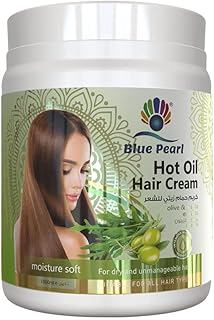 Crème de traitement capillaire à l'huile chaude blue pearl aux extraits d'olive