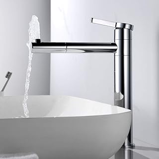 Ibergriff m11299 robinet d'évier haut, mitigeur de lavabo de salle de bain rotatif