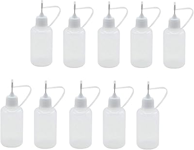 10 pièces 10ml pointe de bouteille de précision pointe d'aiguille pour appliquer