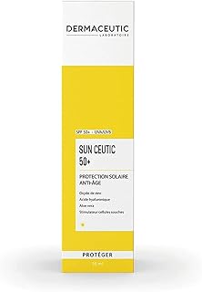 Un écran solaire allergène anti-âge avec spf 50.