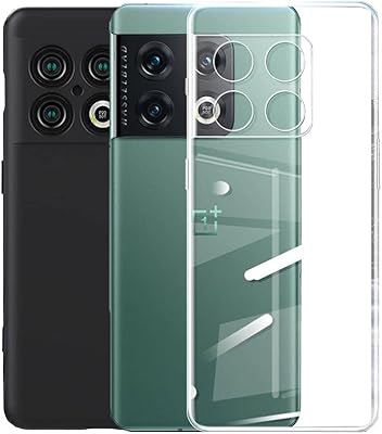 Coque de protection transparente en polyuréthane résistant à la chaleur pour oneplus 10 pro, en plastique moninsta, anti-rayures, avec protection complète sur tous les côtés, de couleur transparente/noir mat (2 pièces). Diaytar : Des promotions exceptionnelles toute l'année pour tous les Sénégalais
