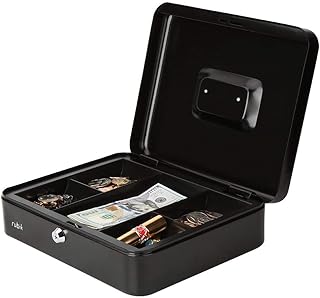 Grande tirelire rubik avec plateau et serrure, tirelire rigide portable avec serrure (25 x 20 x 9 cm). Diaytar : Quand qualité rime avec économie