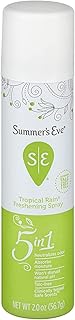 Déodorant en spray summers eve feminin tropical rain pour femme, 50 g