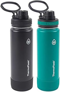 Bouteilles d'eau isothermes en acier inoxydable, 24 onces, paquet de 2