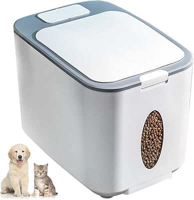Gluckluz récipient portable pour aliments pour animaux de compagnie stockage de nourriture sèche
