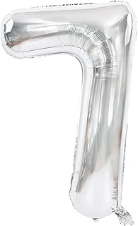 40" ballons argentés grand chiffre 0-9, ballons à l'hélium numéro 7, ballons en aluminium mylar grand chiffre 7 pour les décorations de fête d'anniversaire et d'anniversaire. Des produits authentiques à prix réduits sur Diaytar Sénégal