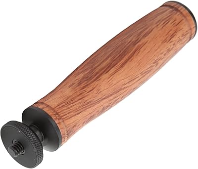 Poignée d'appareil photo en bois, support universel pour poignée de main, perche à