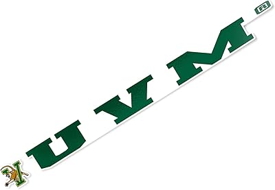 Autocollant en vinyle avec nom et logo de l'université du vermont, pour ordinateur