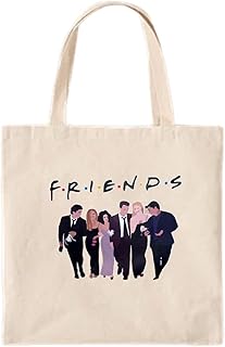 Sac fourre-tout imprimé carnit friends, sac à provisions, sac fourre-tout en coton, sac