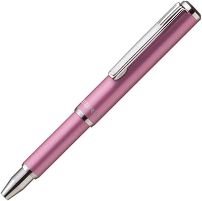 Mini stylo à bille zebra sl-f1 07 mm corps rose encre