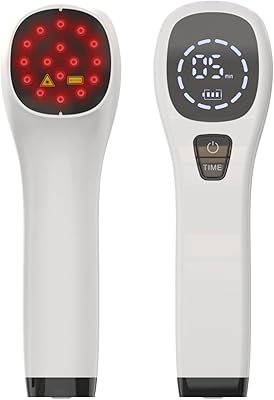 Appareil de thérapie par lumière rouge portable ikeener, (4x808nm + 12x650nm) appareil
