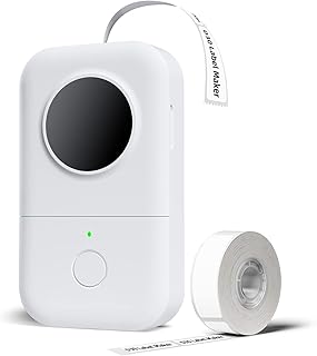 Étiqueteuse memoqueen d30 avec ruban - mini imprimante d'étiquettes thermique bluetooth portable compatible avec memoqueen d30 ios et android pour l'organisation de la maison et du bureau, blanc. Diaytar Sénégal : L'e-commerce qui vous ressemble