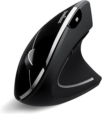 Souris bluetooth verticale sans fil pyrex 3-en-1 de perimike technologie