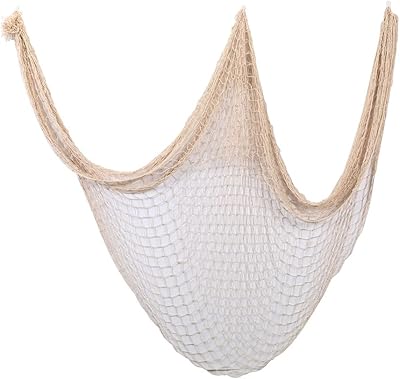Filet de pêche décoratif de style méditerranéen de 2m, filet de pêche
