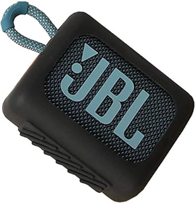 Housse de protection en silicone caladeor pour enceinte portable jbl go 3 (noir)