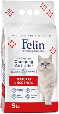 Litière agglomérante pour chat en bentonite 100 % naturelle 995 sans