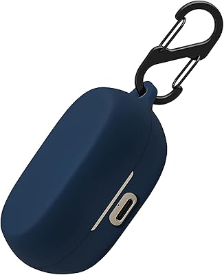 Housse de protection en silicone thaler pour jabra elite 7 pro (marine)