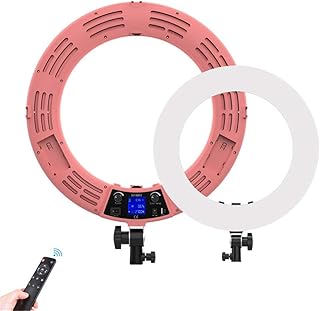 Kit d'éclairage de caméra vidéo 18 pouces, anneau led d'ancrage, lumière de remplissage