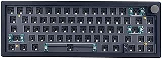 Boyi gmk67-65% kit de clavier, bluetooth 5.0/2.4g/type-c tri-mode sans fil rvb, kit