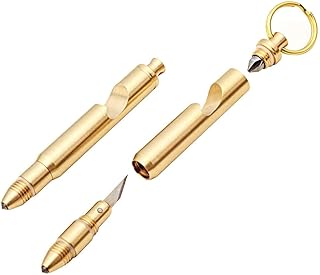 Viagood kit de porte-clés d'autodéfense multi-outils ouvre-bouteille avec couteau et tournevis