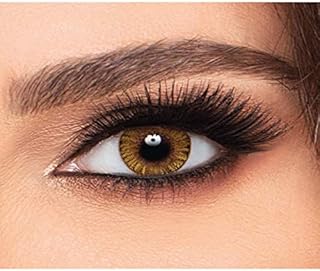 Lentilles de contact mensuelles freshlook colorblends, noisette pure, -4,75 dioptries - 14,5 mm