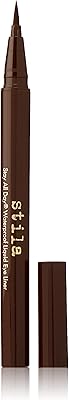 Eyeliner liquide imperméable stila stay all day, marron foncé pour femme, 0,5 ml