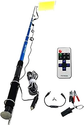 Projecteur multifonction avec spot led et télécommande, 800 watts