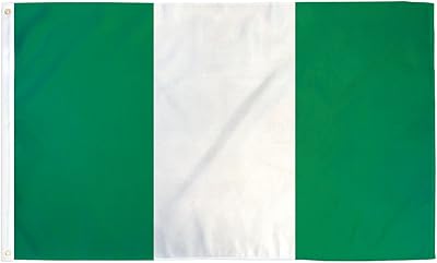 Az flag drapeau du nigeria 3 x 5 pieds - drapeaux du nigeria