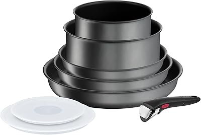 Tefal ingenio daily chef on set de 8 casseroles et poêles, empilable