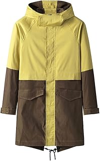 Jenkin vestes hommes manteau de pluie long hommes mode patchwork trench-coat hommes manteau