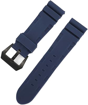 Hkid kk bracelet en caoutchouc pour hommes pour panerai 441 111 silicone étanche