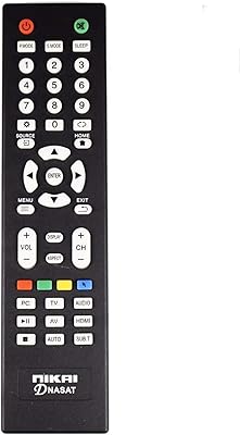 Télécommande de remplacement nikai pour tv nikai, télécommande de remplacement nikai 4k uhd