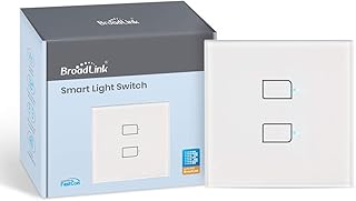 Interrupteur d'éclairage intelligent standard broadlink tc3 uk smart home control wi-fi, non neutre