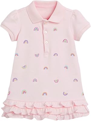 Jdl way ever robe florale à manches courtes pour filles robes d'été