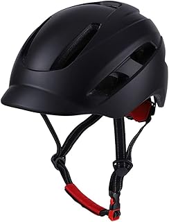 Casque de sécurité réglable confortable pour roller, scooter, skateboard et vélo, noir