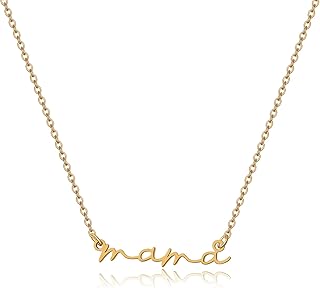 Collier maman pour cadeaux de fête des mères, collier en or élégant