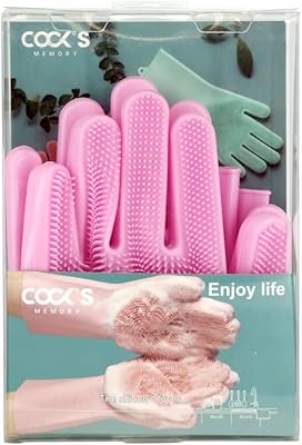 Gants de nettoyage multifonctionnels en silicone rahalife | gant à main pour la cuisine