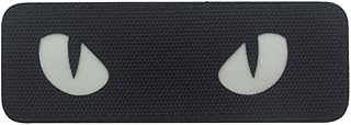 Patch tactique yeux de chat moral militaire brodé sur moto cousu