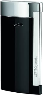 Briquet s.t. dupont slim 7 - noir/chrome