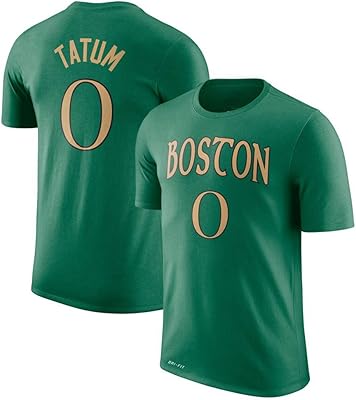 Sweat-shirt de basket-ball respirant à manches courtes pour jeunes cel boston celtics jayson