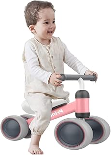 Coolbaby bébé balance vélo enfants marcheur vélo coulissant avec 4 roues jouets d'équitation