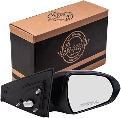 Miroir de remplacement électrique passager brook compatible avec berline 2017 2018 2019 2020