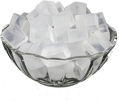 Savon fondant et coulé à la glycérine transparent fait à la main bio