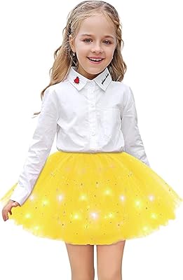 Javest jupe de ballet pour bébés filles, jupe tutu en tulle 3 couches