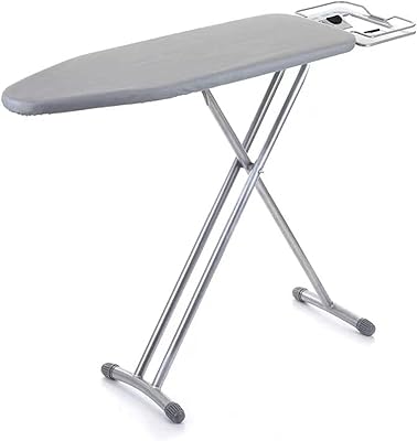 Table à repasser avec housse résistante à la chaleur et coussin en feutre