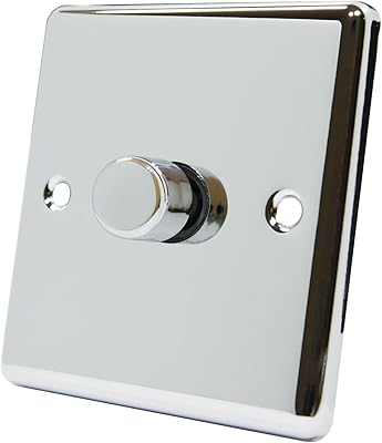 Aet cpc1gdim4 chrome poli classique 400 w-10 a simple 1 gang 2 voies