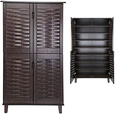 Awf alwadi furniture® meuble à chaussures spacieux et compact en bois, étagère à